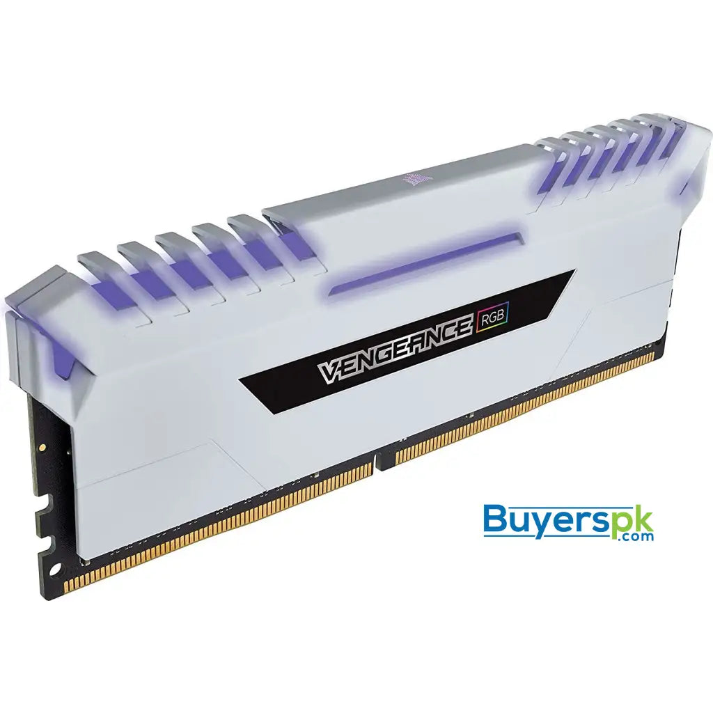 CORSAIR Vengeance RGB 16GB (2x8GB) DDR4 3200MHz C16 Desktop Memory - White - RAM CORSAIR Vengeance RGB 16GB (2x8GB) DDR4 3200MHz C16 Desktop Memory - White - RAM